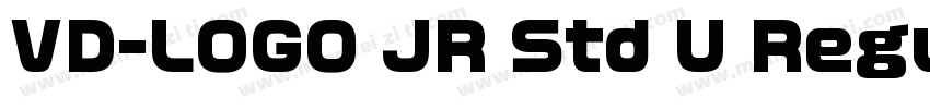 VD-LOGO JR Std U Regular字体转换